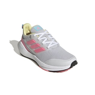 adidas Sneaker EQ21 Run 2.0 hellgrau/pink Freizeit-Laufschuhe Kinder